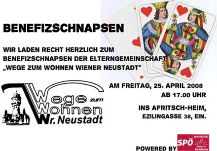 24.5.2008 - Benefiz Preisschnapsen